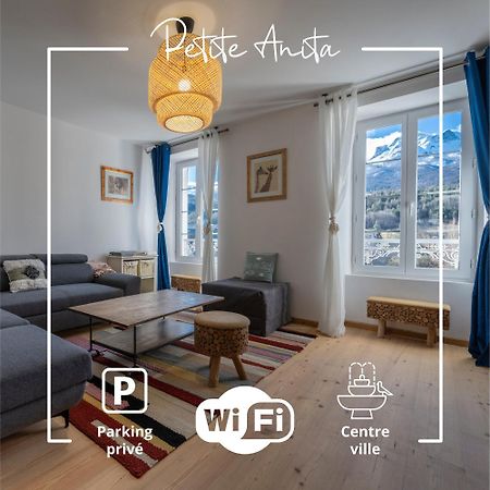 Petite Anita - Centre Ville - Parking Prive Barcelonnette Kültér fotó